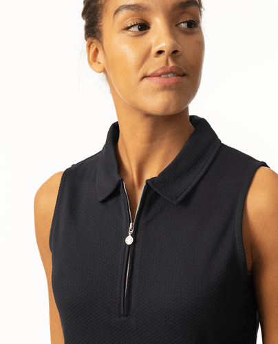 SIZE L - DAILY SPORTS Peoria Sleeveless Polo 150 Navy
