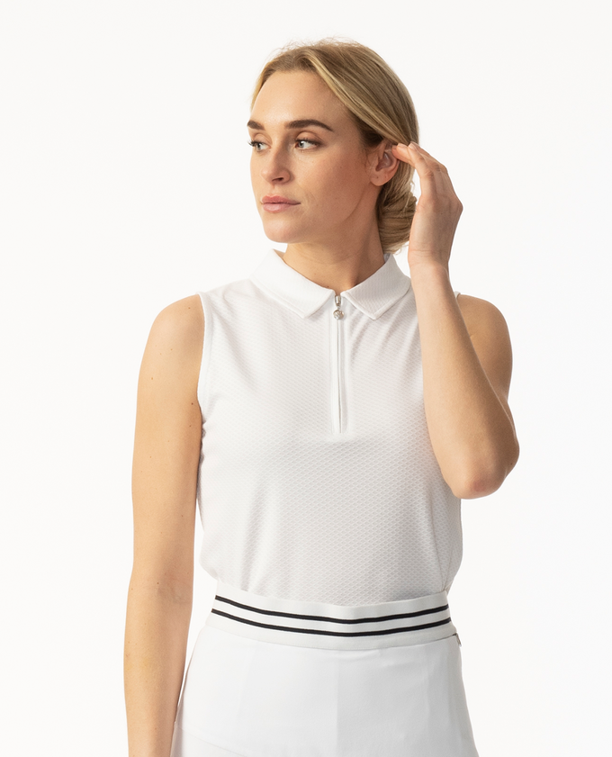 DAILY SPORTS Peoria Sleeveless Polo 150 White