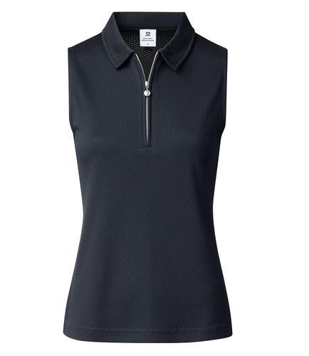 SIZE L - DAILY SPORTS Peoria Sleeveless Polo 150 Navy