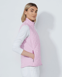 DAILY SPORTS Quilted Padded Vest 564 Pink Pansy