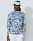 DAILY SPORTS Print Peached Half Neck 574 Water Leo