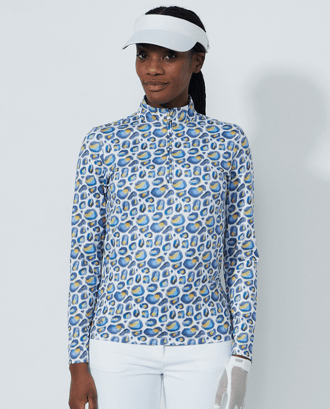 DAILY SPORTS Print Peached Half Neck 574 Water Leo