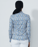 DAILY SPORTS Print Peached Half Neck 574 Water Leo