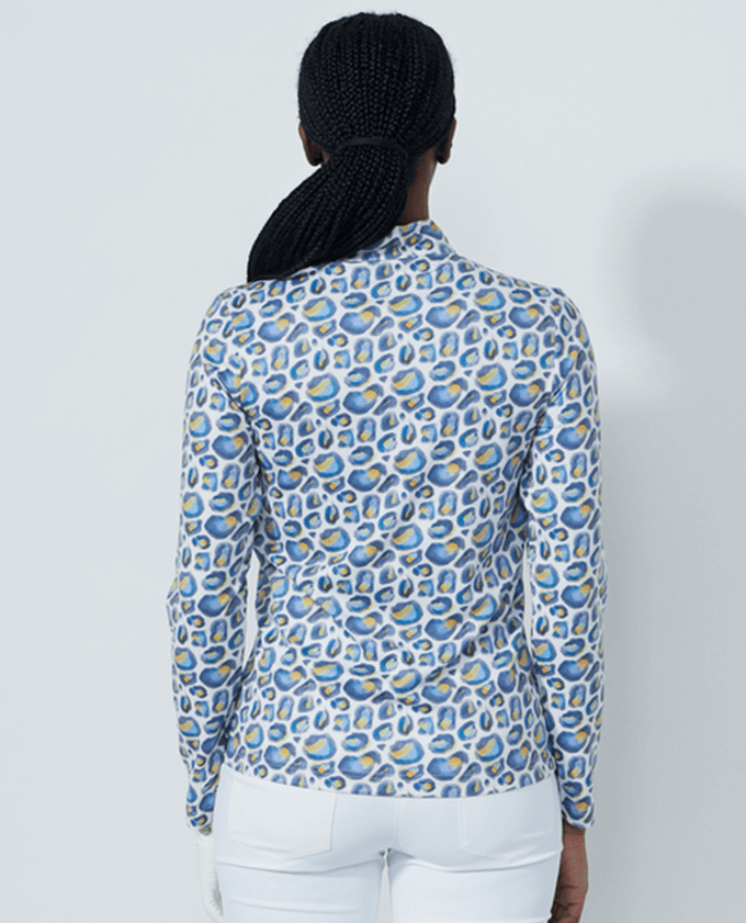 DAILY SPORTS Print Peached Half Neck 574 Water Leo