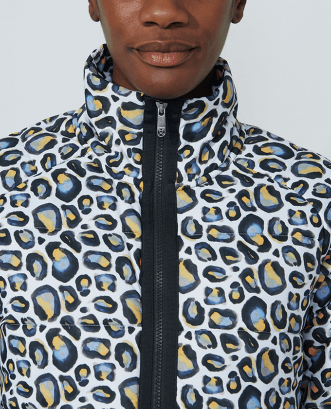 DAILY SPORTS Printed Padded Jacket 647 Water Leo