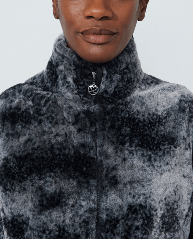 DAILY SPORTS Fur Vest 652 Black