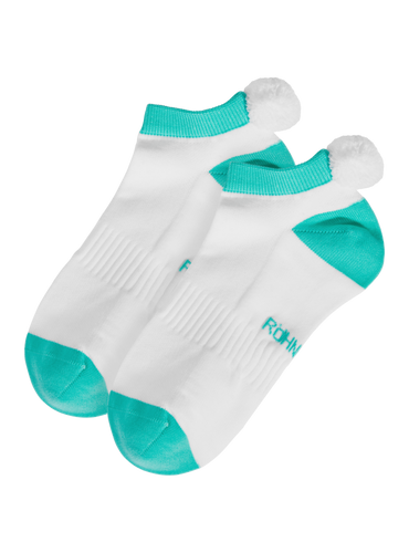 ROHNISCH Pom Pom Socks 2-pack Ice Green