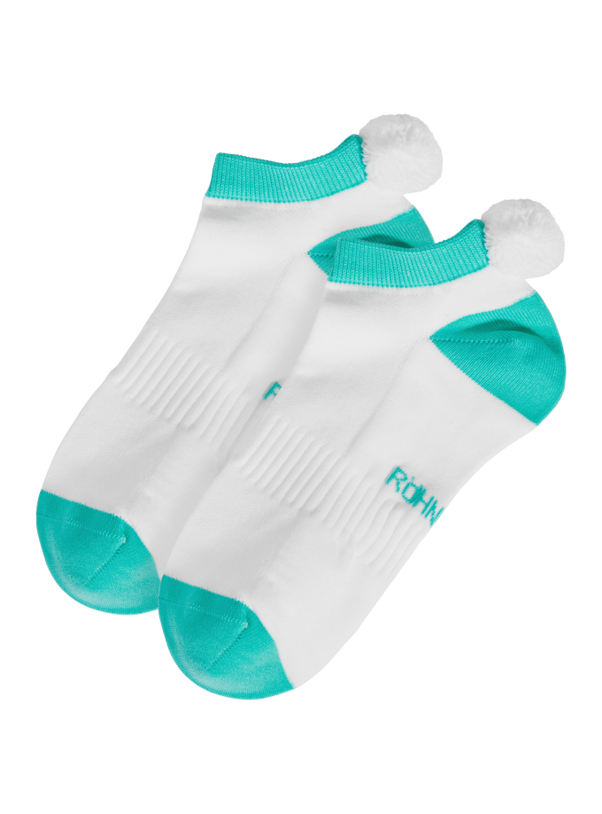 ROHNISCH Pom Pom Socks 2-pack Ice Green