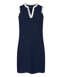 SIZE L - ROHNISCH Abby Sleeveless Dress Navy/White