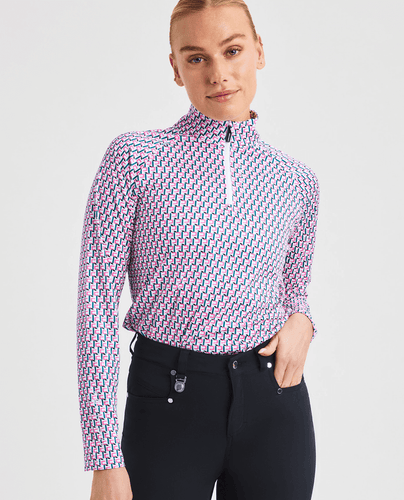ROHNISCH Addy UV Long Sleeve Top Logo Rose