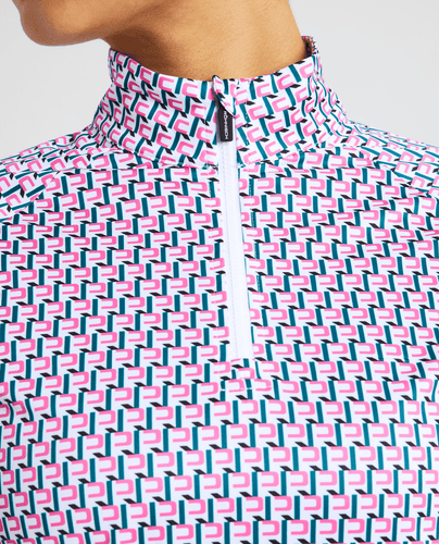 ROHNISCH Addy UV Long Sleeve Top Logo Rose
