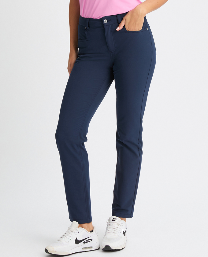 SIZE 14 - ROHNISCH Chie Comfort Trouser 30" Navy