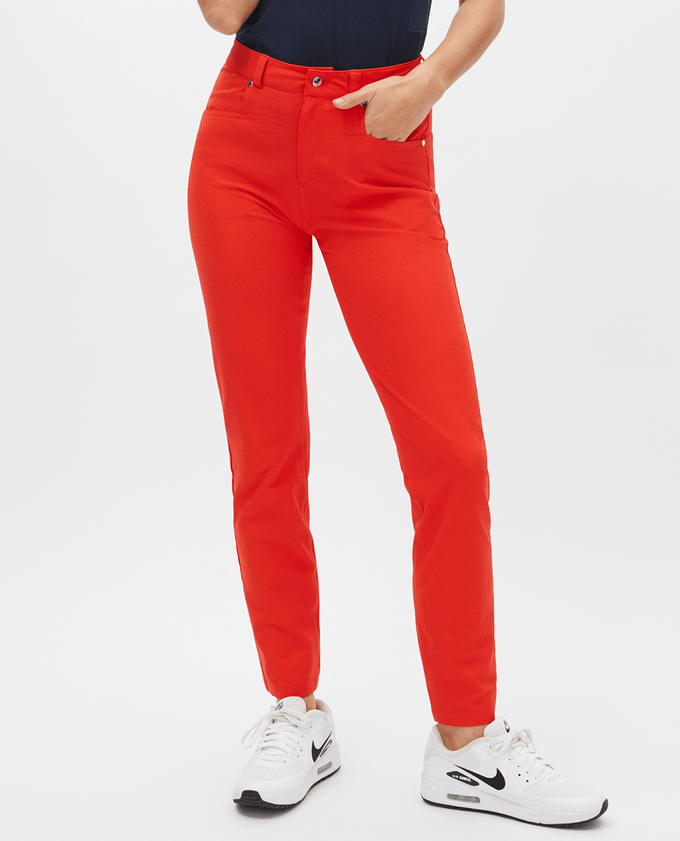 SIZE 22 - ROHNISCH Chie Comfort Trouser 30" Flame Scarlet