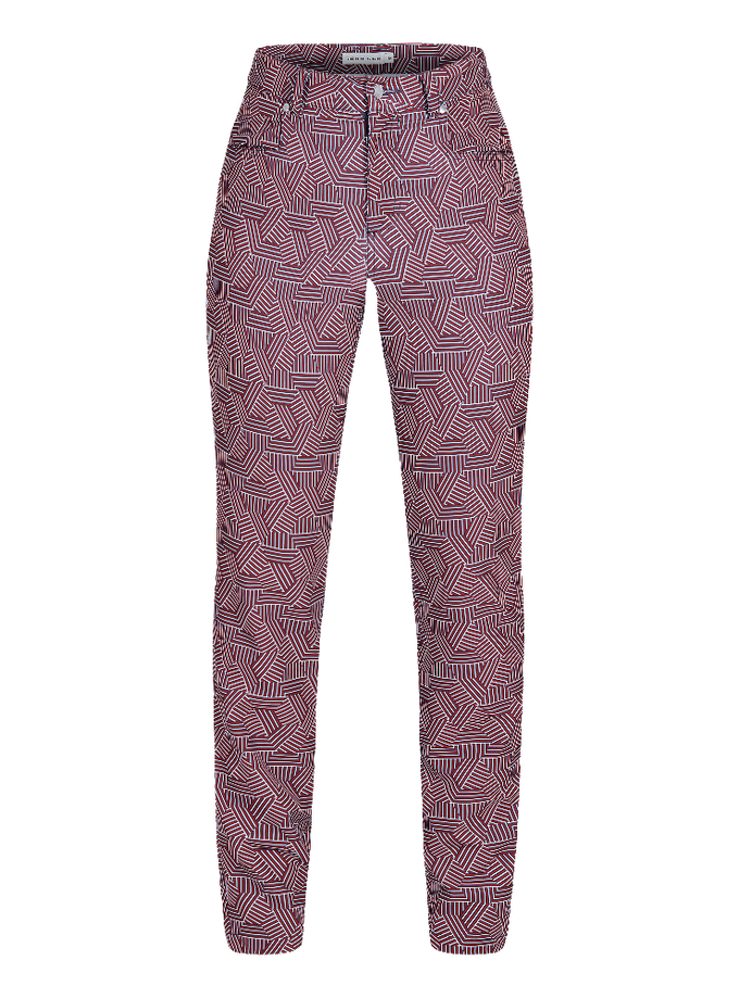 SIZE 8 - ROHNISCH Chie Comfort Trouser 30" Hexagon Red