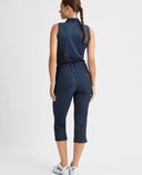 ROHNISCH Chie Comfort Capri Micro R Check Navy
