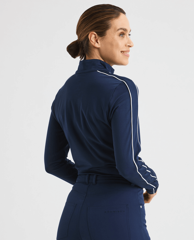ROHNISCH Amie Brushed Midlayer Navy