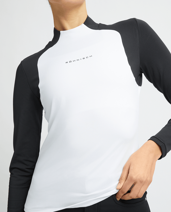 SIZE L - ROHNISCH Ellie Brushed Polo White