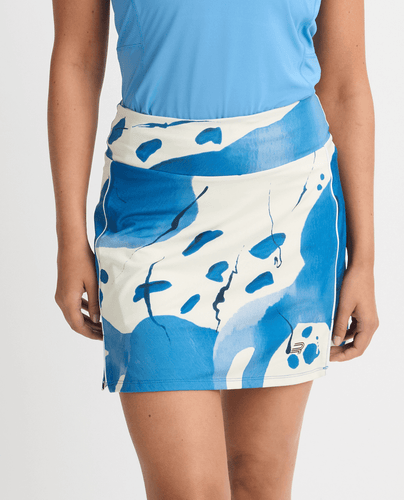 SIZE S - ROHNISCH Ultra Viola UV Skort Blue Aquarelle