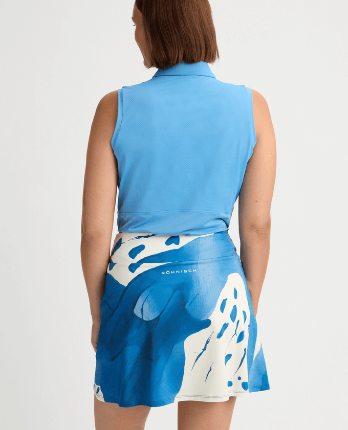 SIZE S - ROHNISCH Ultra Viola UV Skort Blue Aquarelle