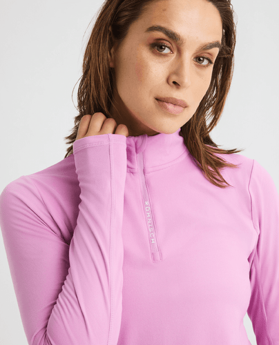 ROHNISCH Layering Half Zip Brushed Mid Layer Smoky Grape