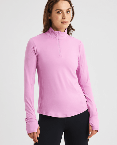 ROHNISCH Layering Half Zip Brushed Mid Layer Smoky Grape