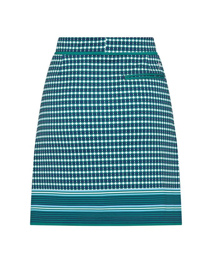 SIZE 18 - SWING OUT SISTER Michelle Pull On Skort Aquatic Awe