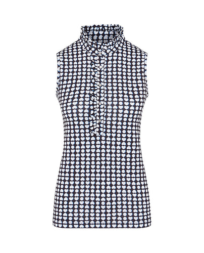 SIZE XL - SWING OUT SISTER Leona Sleeveless Polo Love Golf