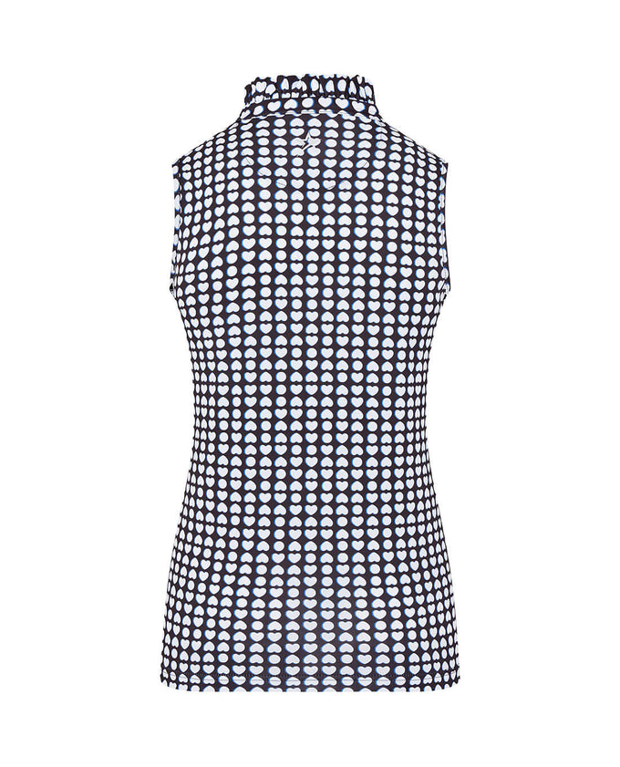 SIZE XL - SWING OUT SISTER Leona Sleeveless Polo Love Golf