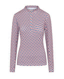 SIZE XL - SWING OUT SISTER Layla 1/4 Zip Long Sleeve Top Jumping Beans