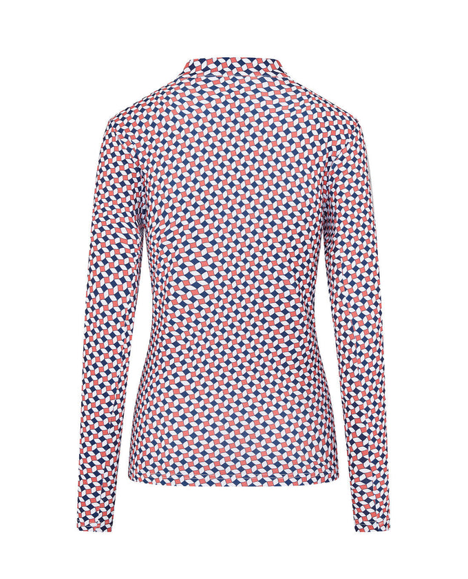 SIZE XL - SWING OUT SISTER Layla 1/4 Zip Long Sleeve Top Jumping Beans