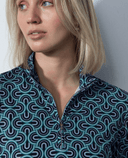 SIZE S - DAILY SPORTS Twine Long Sleeve 018 Polo Navy