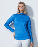 SIZE XS - DAILY SPORTS Anna Half Zip Neck 055 Cosmic Blue