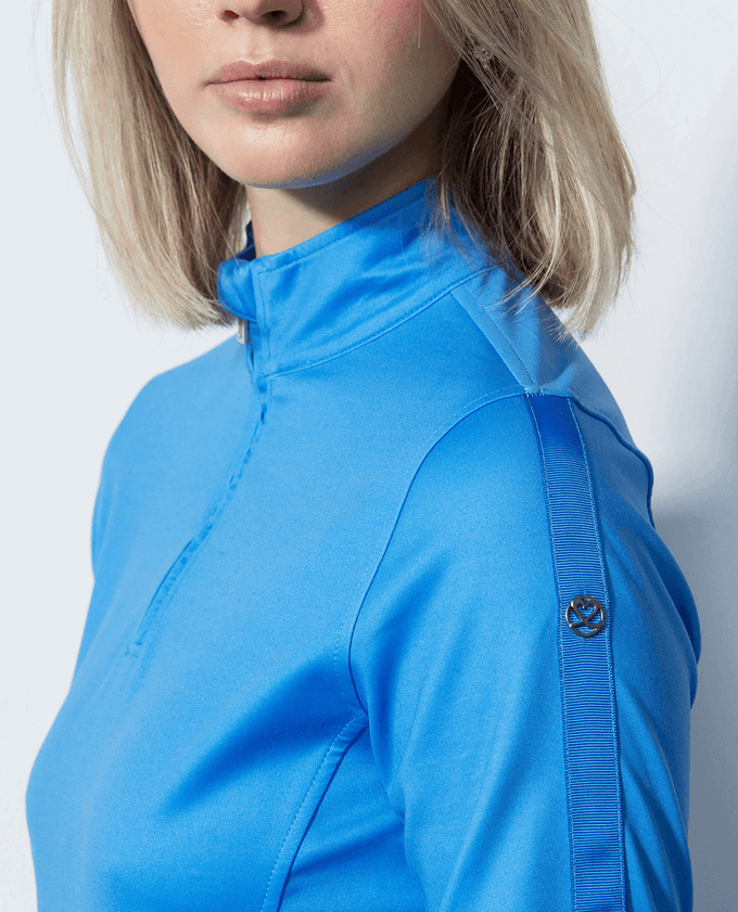 SIZE XS - DAILY SPORTS Anna Half Zip Neck 055 Cosmic Blue