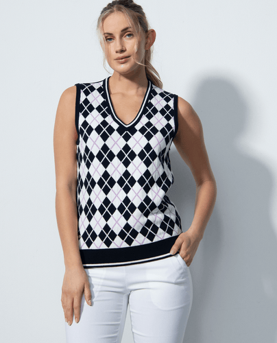 DAILY SPORTS Abruzzo Cashmere Knitted Vest 165 Argyle
