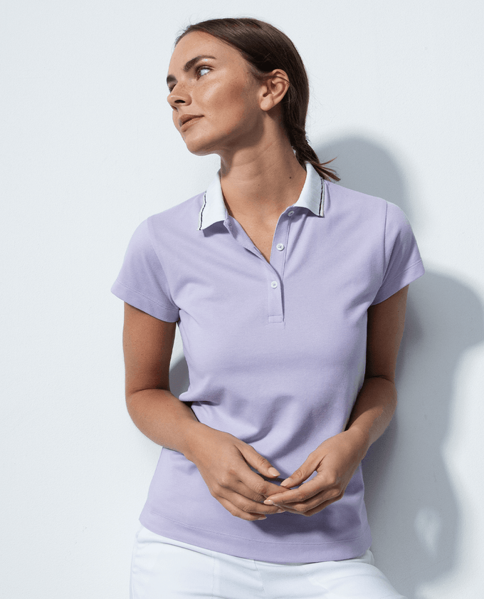 SIZE XL - DAILY SPORTS Candy Cap Sleeve Polo 105 Meta Violet