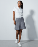 SIZE L - DAILY SPORTS Kyoto Short Skort 38cm 160 Monochrome Black