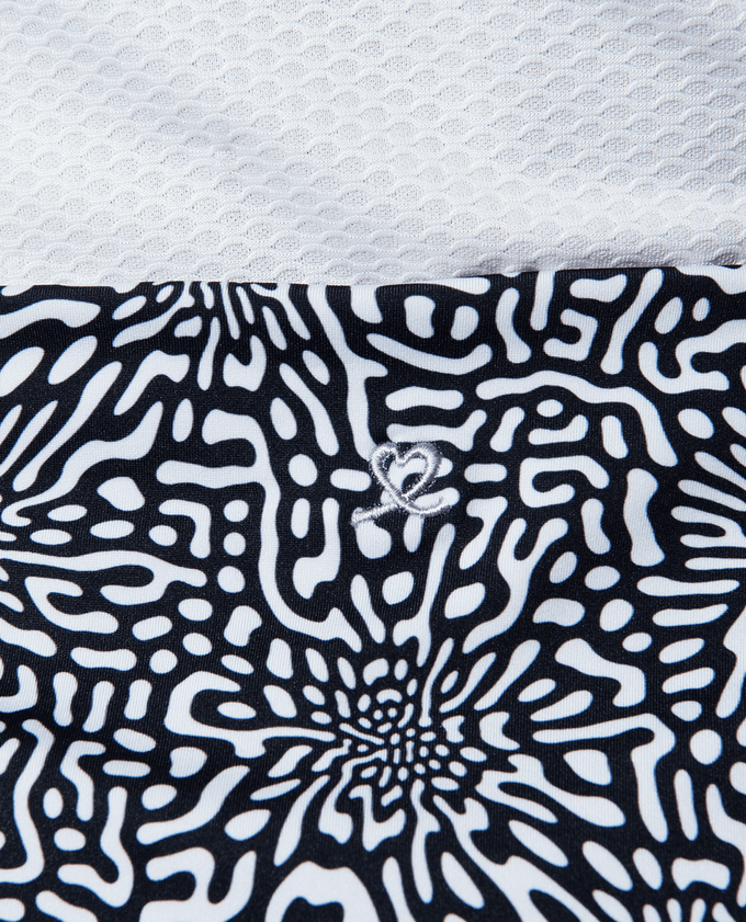 SIZE L - DAILY SPORTS Kyoto Short Skort 38cm 160 Monochrome Black