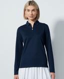 DAILY SPORTS Peoria Long Sleeve Polo 200 Navy