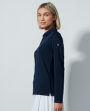 DAILY SPORTS Peoria Long Sleeve Polo 200 Navy