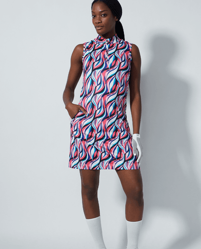 SIZE L - DAILY SPORTS Carira Sleeveless Dress 339 Illusion Wave