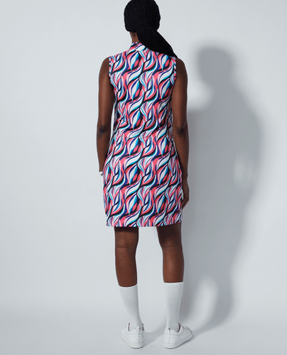 SIZE L - DAILY SPORTS Carira Sleeveless Dress 339 Illusion Wave