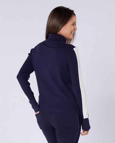 SWING OUT SISTER Sabrina Golf Sweater Twilight Blue