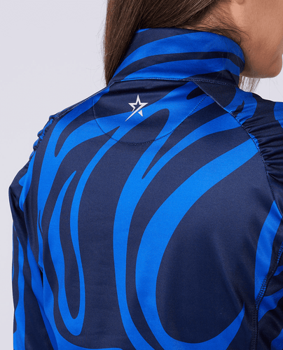 SWING OUT SISTER Valentina 1/4 zip Mid Layer Tiger's Eye