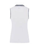 SWING OUT SISTER Zest Pique Pattern Sleeveless Polo Love Golf