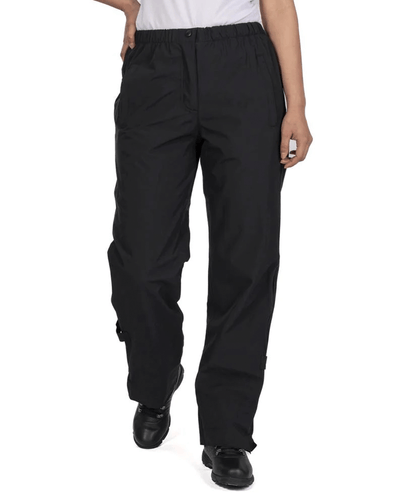 SIZE 14 - ISLAND GREEN Waterproof Adjustable Length Trousers Black