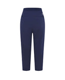 SIZE 10 - SWING OUT SISTER Rita Pull On Lightweight Capri Navy