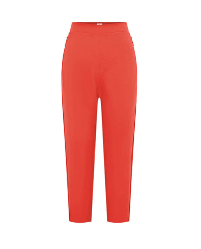 SIZE 14 - SWING OUT SISTER Rita Pull On Lightweight Capri Coral