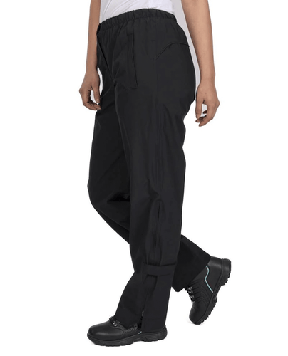 SIZE 14 - ISLAND GREEN Waterproof Adjustable Length Trousers Black