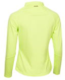 SIZE 16 - GREEN LAMB Mara Long Sleeve Polo 047 Soft Lime/White