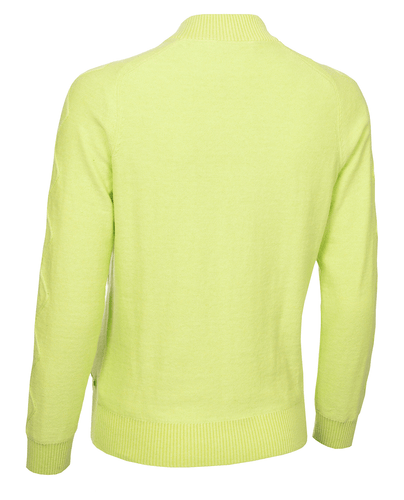 SIZE 10 - GREEN LAMB Mirissa Windstopper Lined Half Zip Sweater 050 Soft Lime